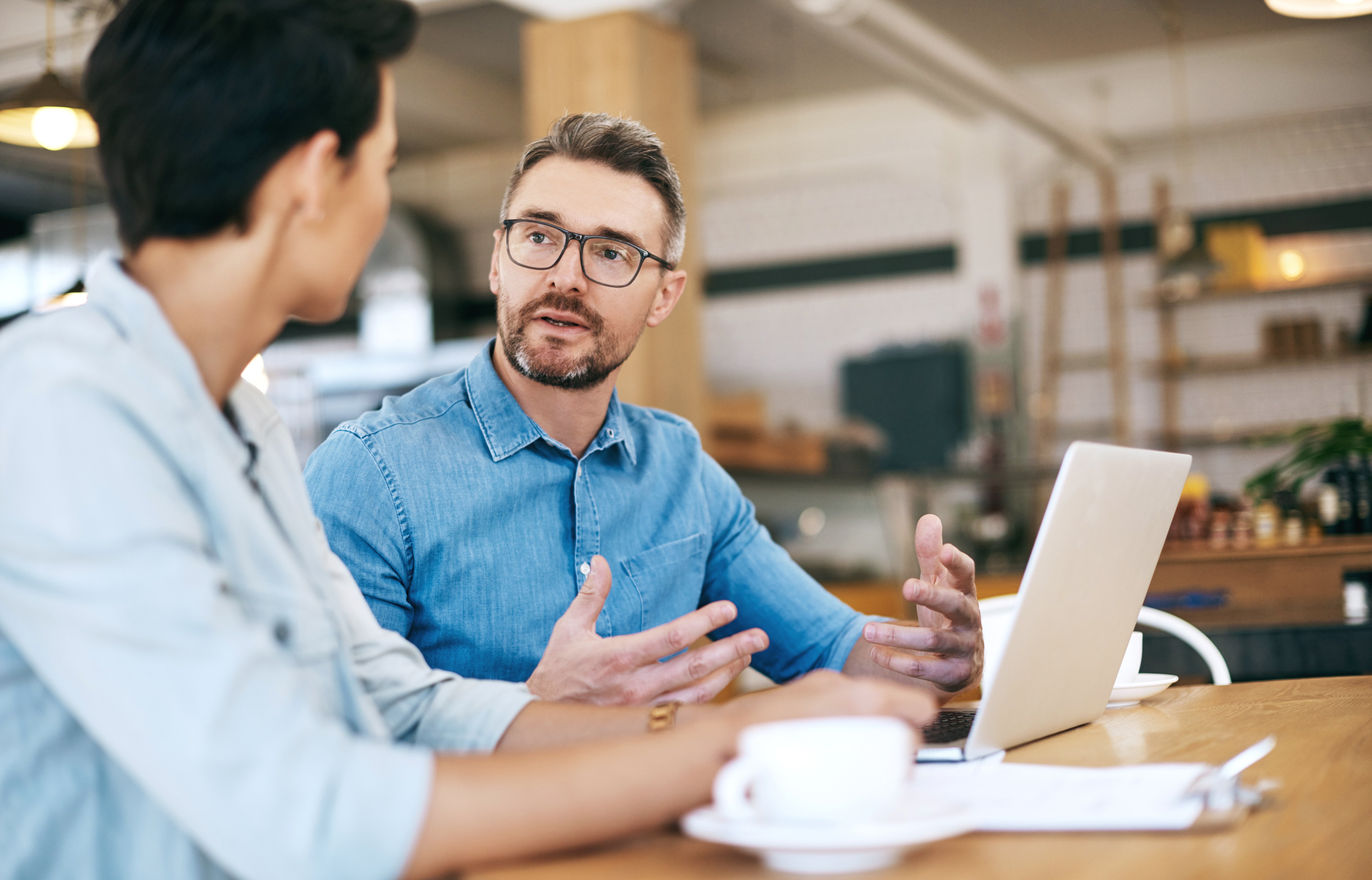 Man learning how to achieve secure board portal storage